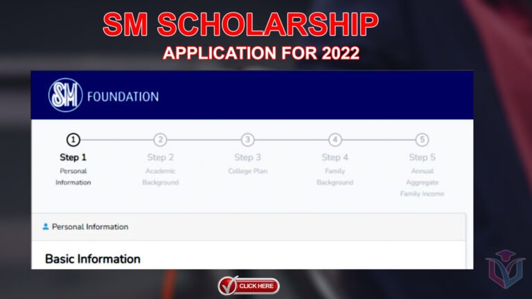 SM Scholarship Online Application | SM Scholarship 2022 Online Application