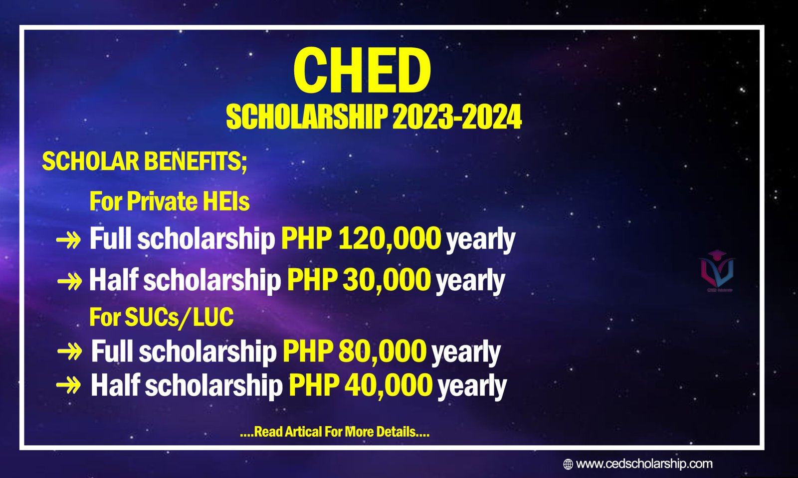 CHED Scholarship Open TO APPLY 2023-2024