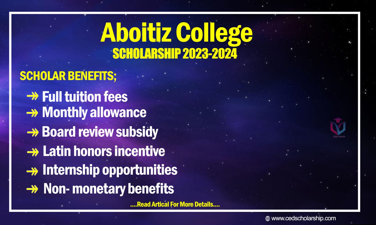 Aboitiz College Scholarship Open To Apply 20232024