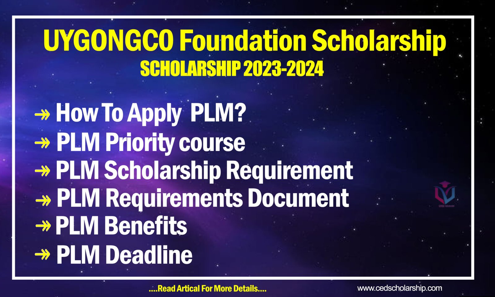 UYGONGCO Foundation Scholarship Mayanila 20232024